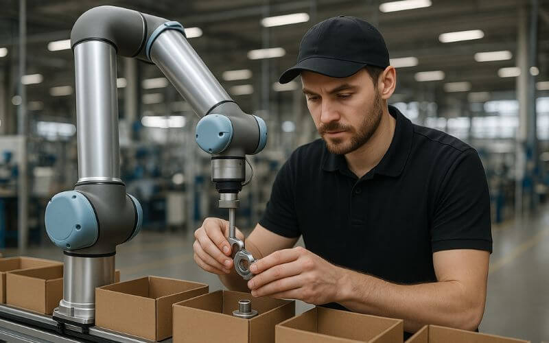 Robótica colaborativa cobots