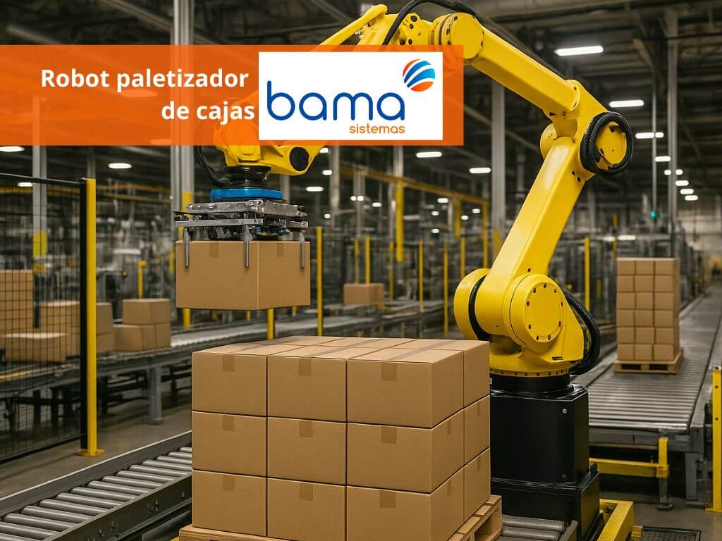 Qué es un robot paletizador de cajas