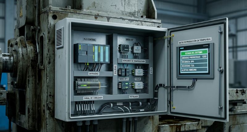retrofitting de maquina industrial